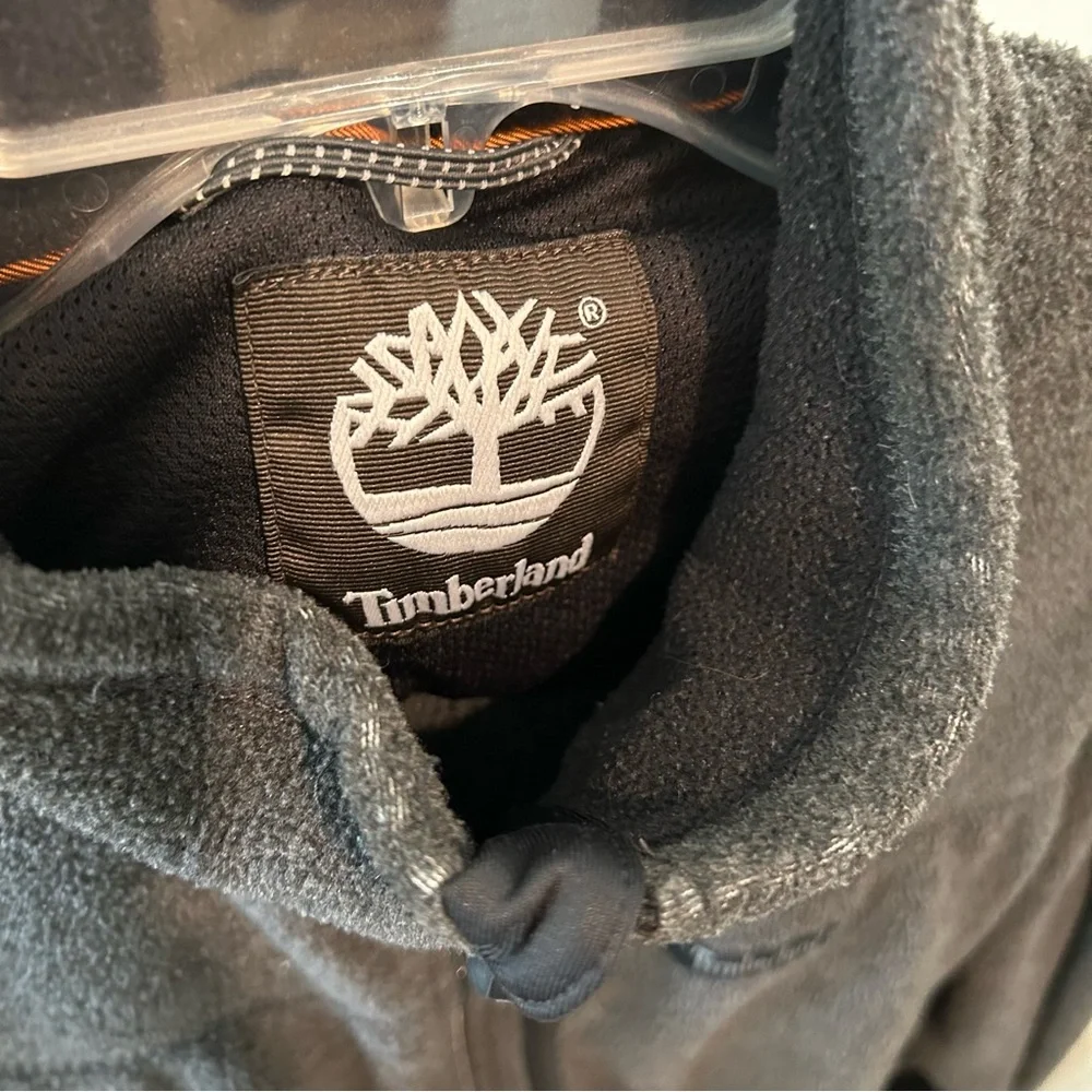 M Timberland Gray Zip Up Fleece - Picture 6 of 6